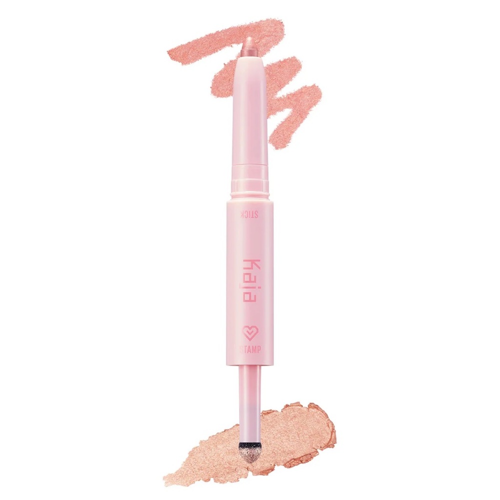 Kaja Beauty Peach Sprinkle Wink Dazzle Eyeshadow & Glitter Multi Stick